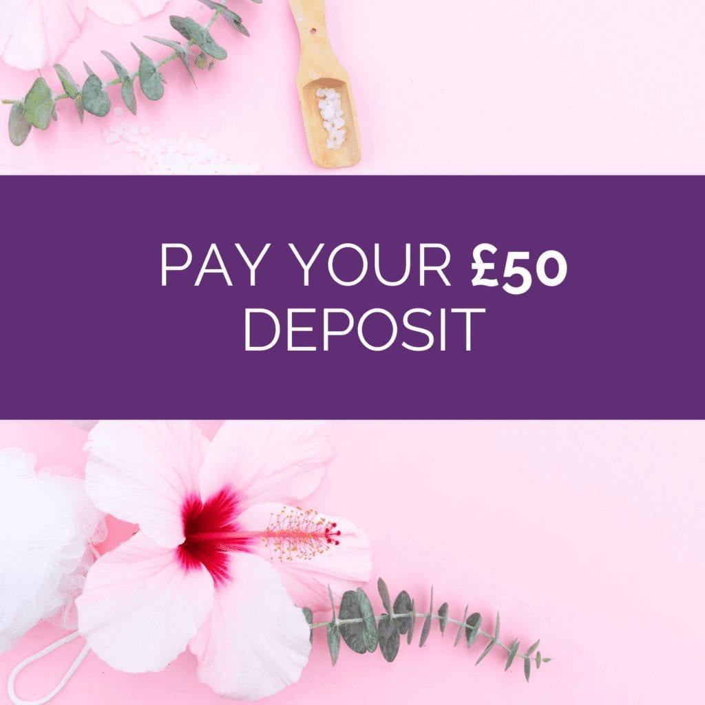 Pay a £50 deposit to secure your place on any course
